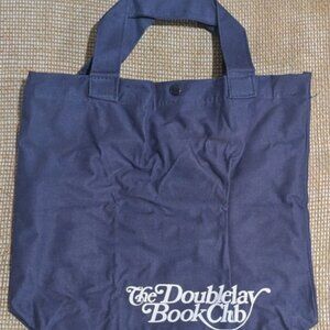 Vintage Doubleday Book Club Navy Blue Tote Bag